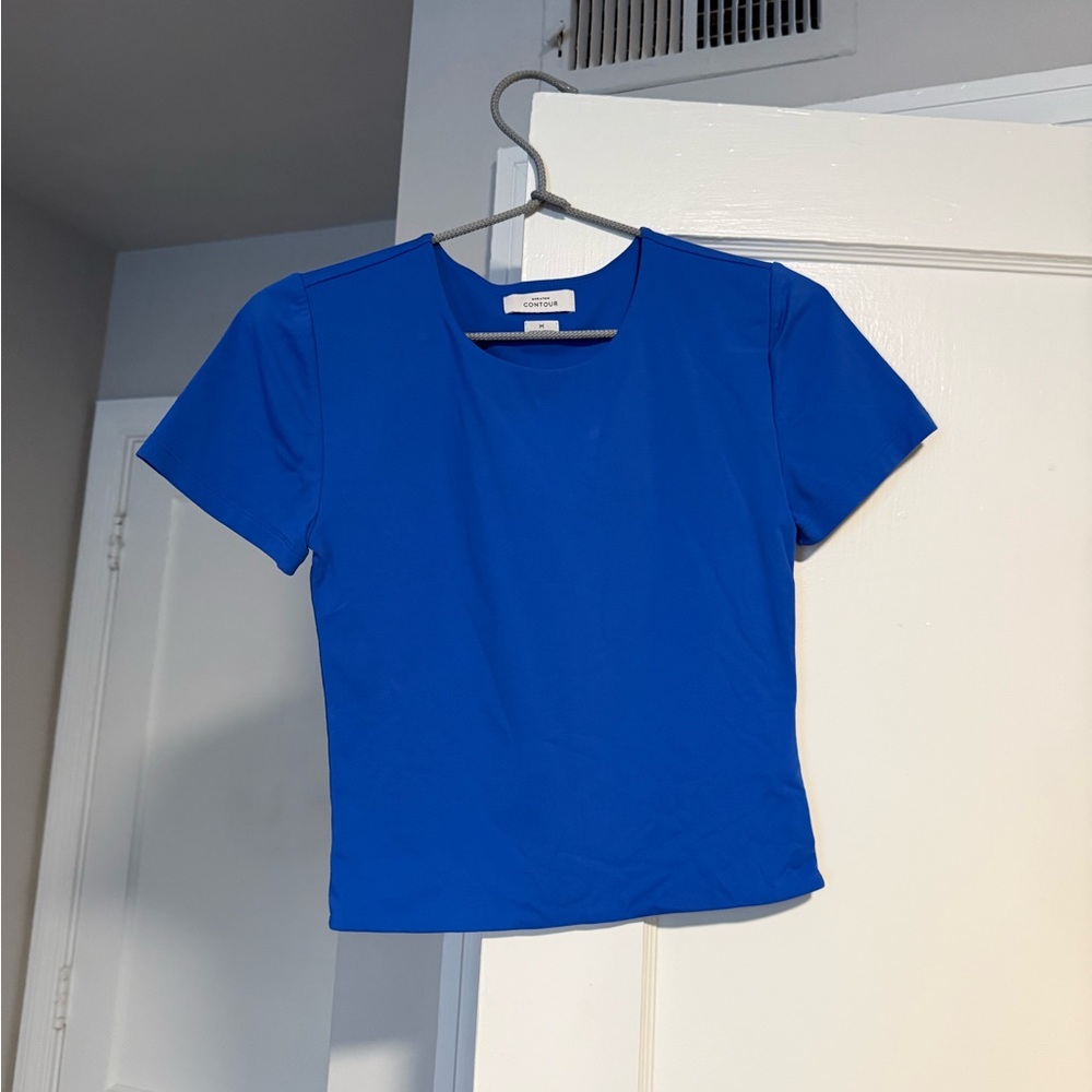 Babaton Royal Blue Short Sleeve Tee